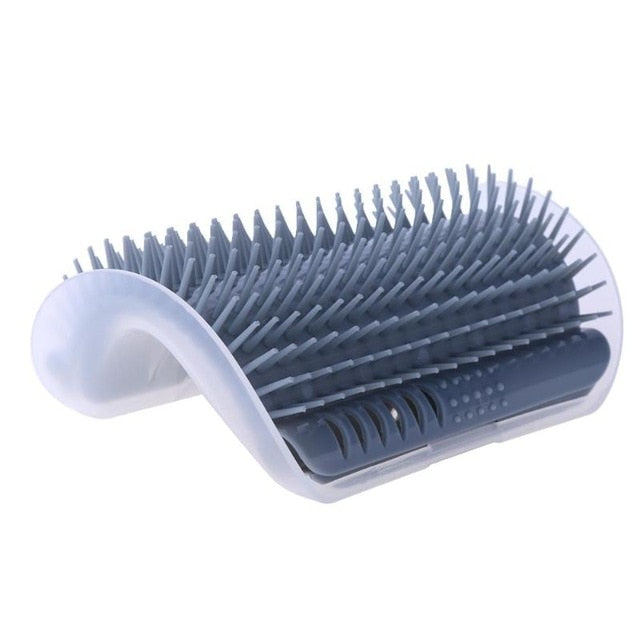 Brosse d'angle pour toiletteur de chat