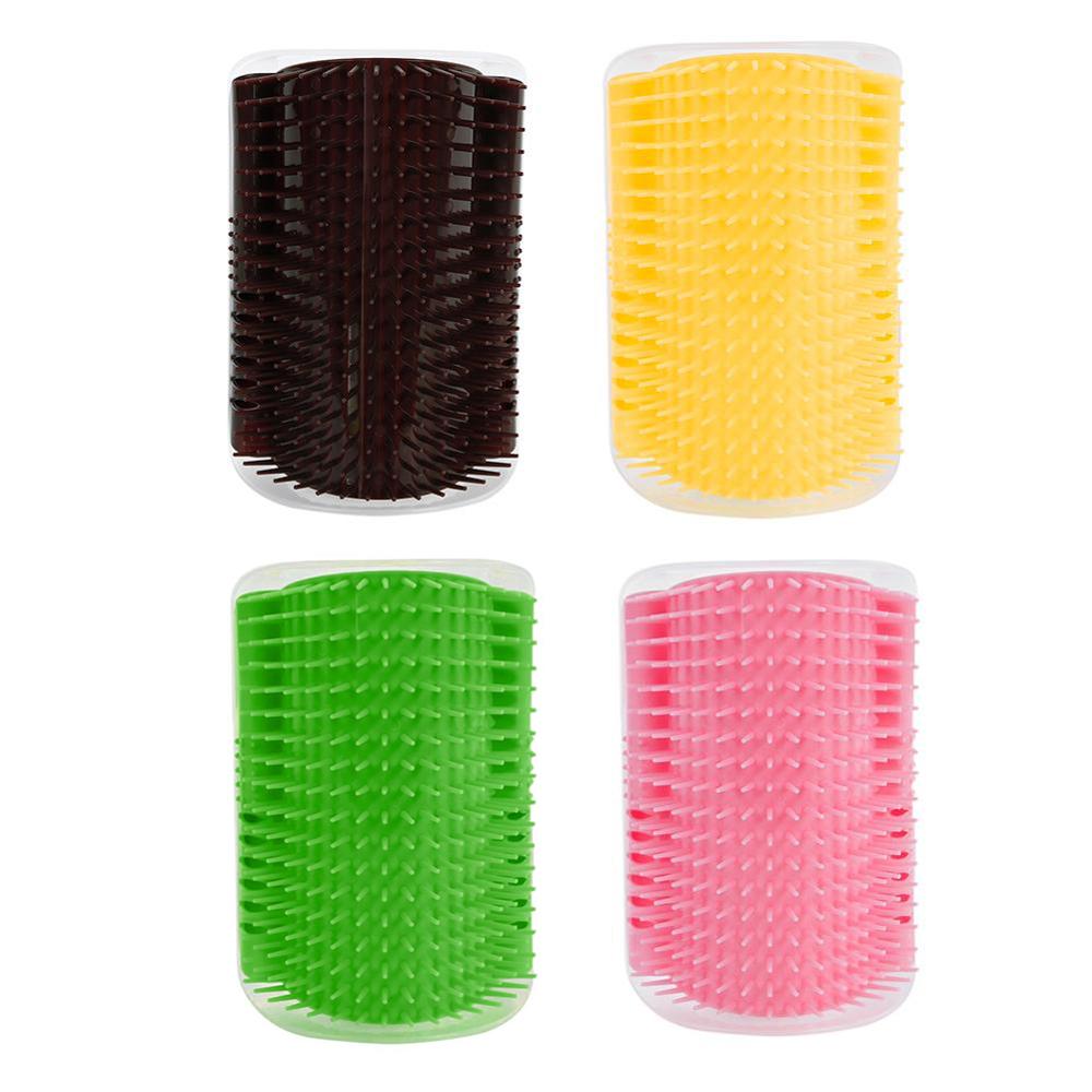 Brosse d'angle pour toiletteur de chat