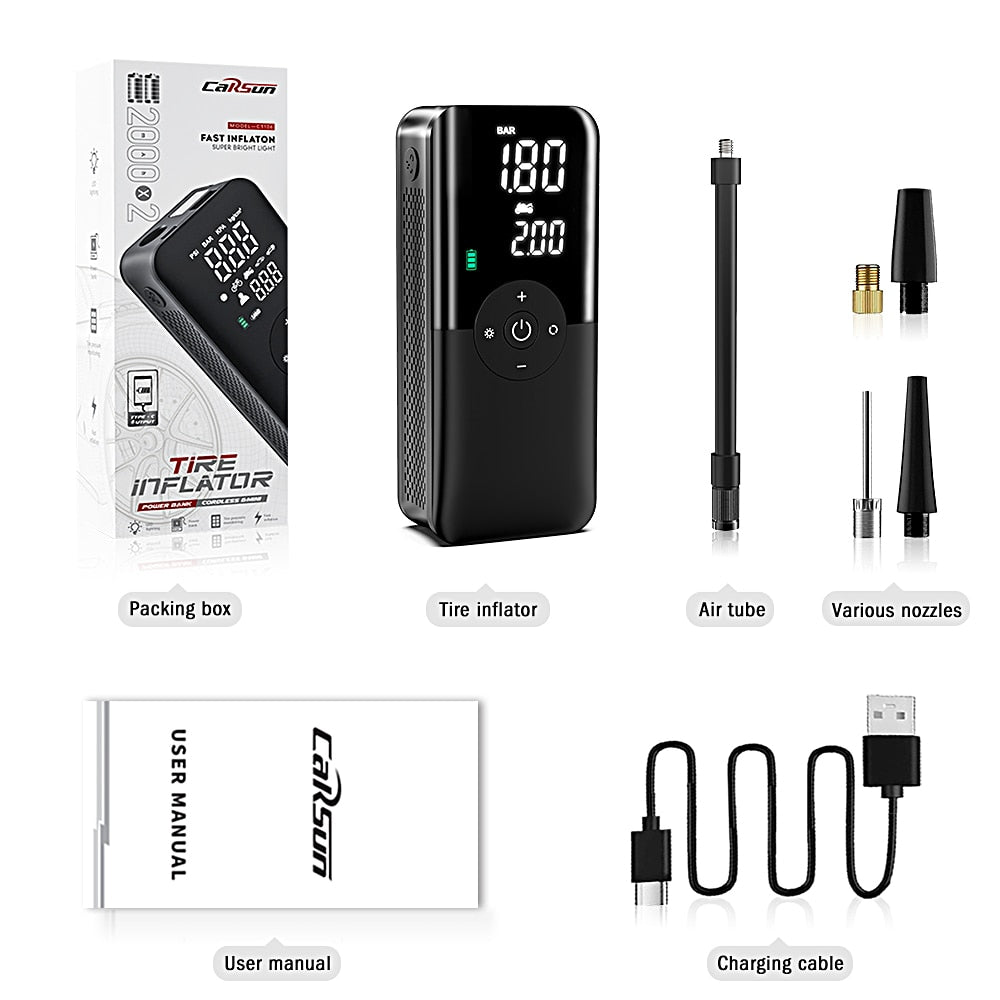 Pompe de gonflage portable