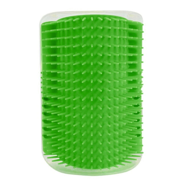 Brosse d'angle pour toiletteur de chat
