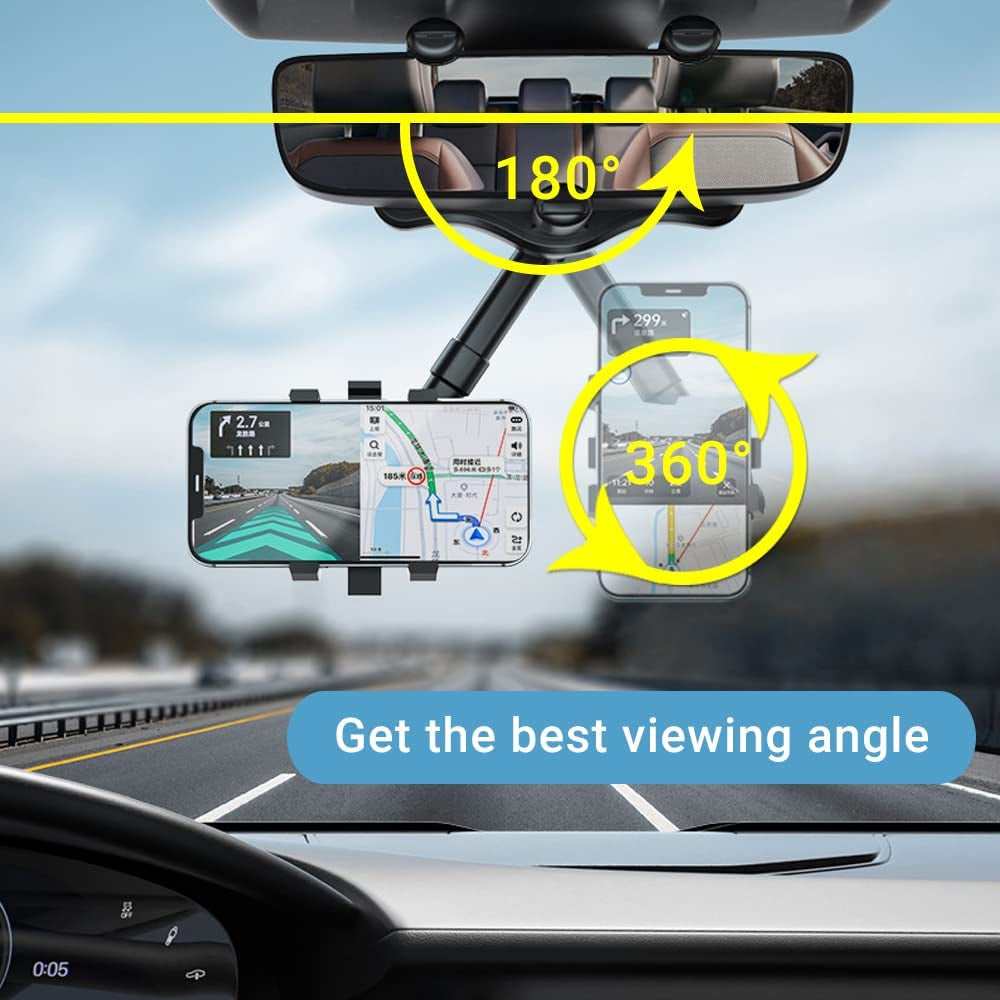 Support de voiture pour smartphone rotatif à 360°