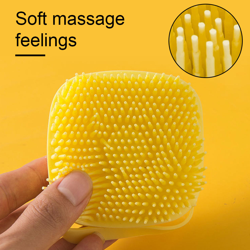 Brosse pour chien en silicone souple