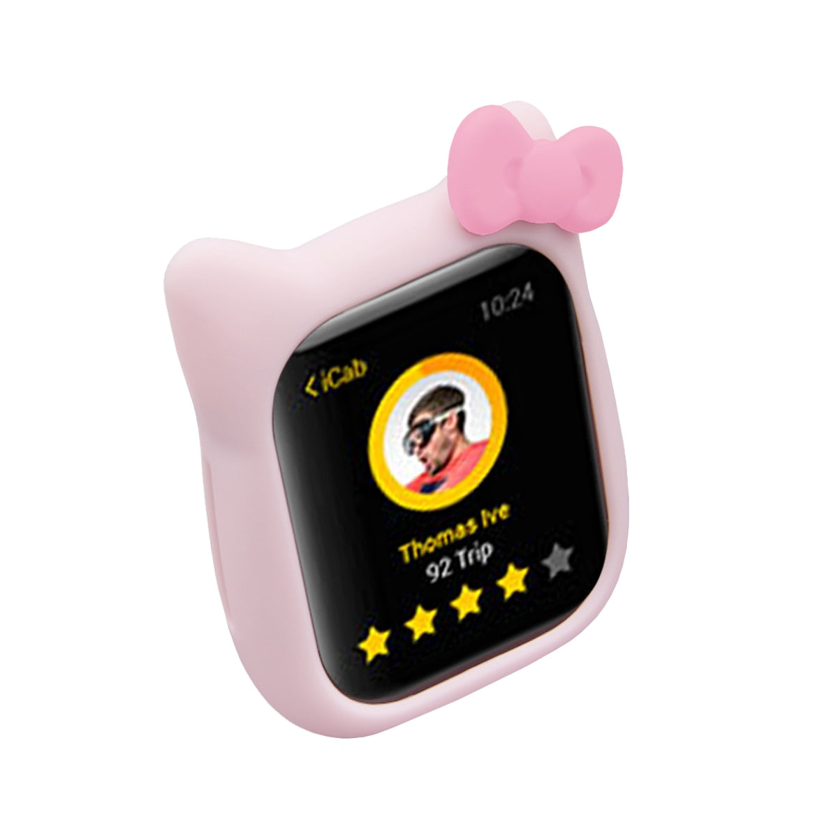 Étui de protection pour Apple Watch avec motif chat