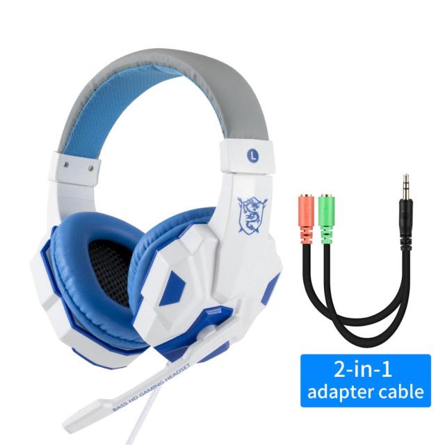 Casque de jeu filaire avec éclairage LED