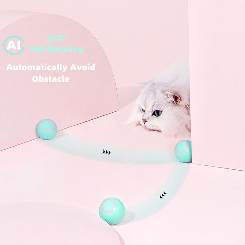 Jouets à balles pour chats intelligents