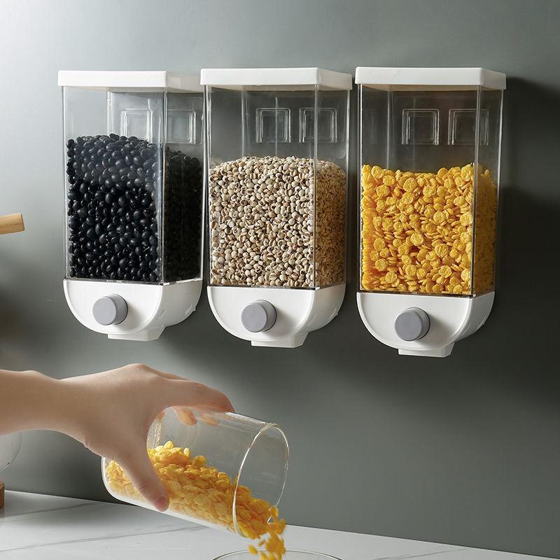 Bocaux muraux de cuisine multigrains hermétiques