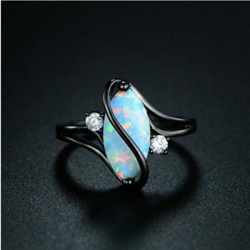 Bague en opale luxueuse