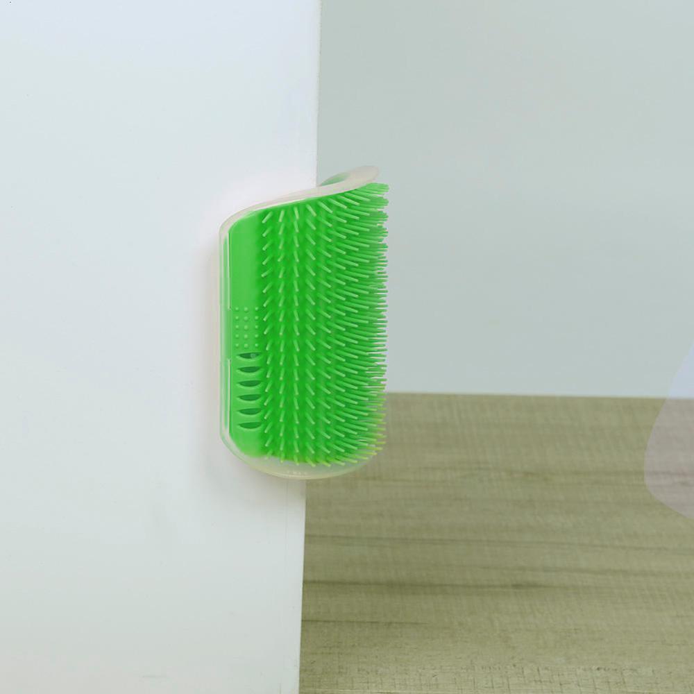 Brosse d'angle pour toiletteur de chat