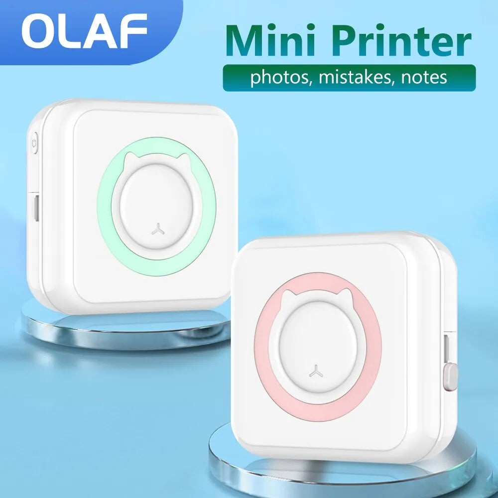 Mini imprimante portable autocollants thermiques