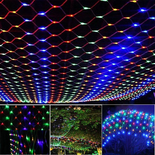 Guirlande lumineuse solaire en filet