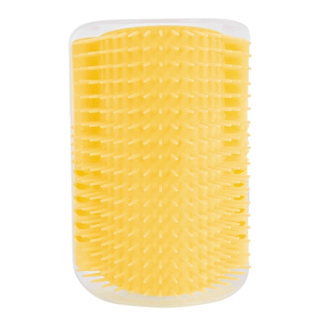 Brosse d'angle pour toiletteur de chat