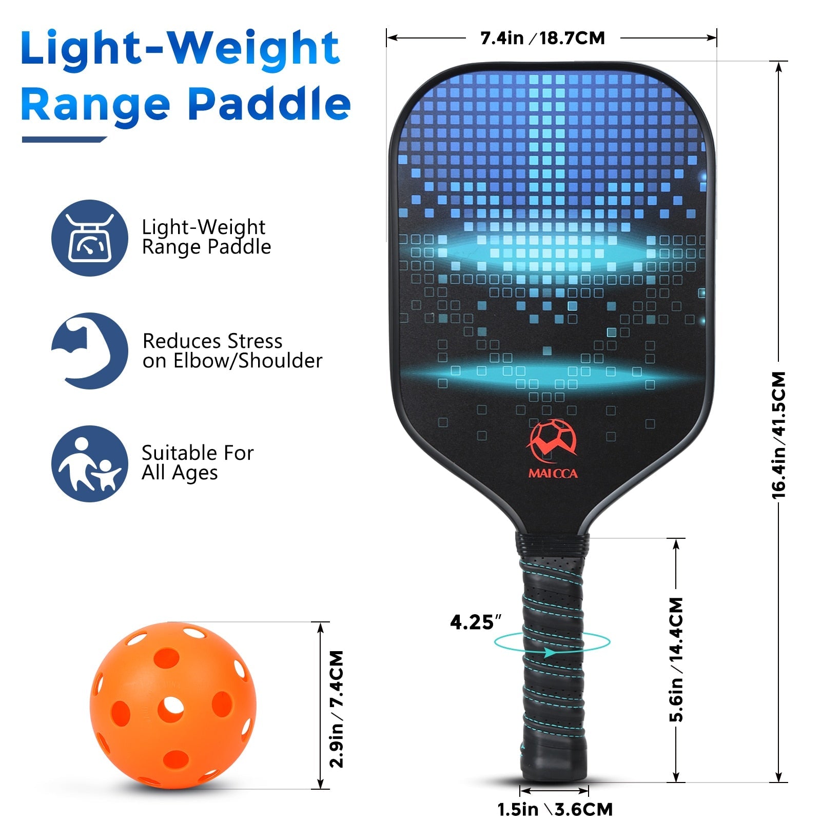 Ensemble de raquettes de pickleball