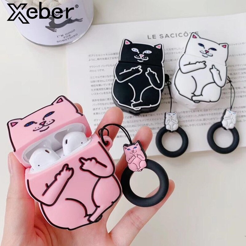 Étui AirPods Cartoon Cat
