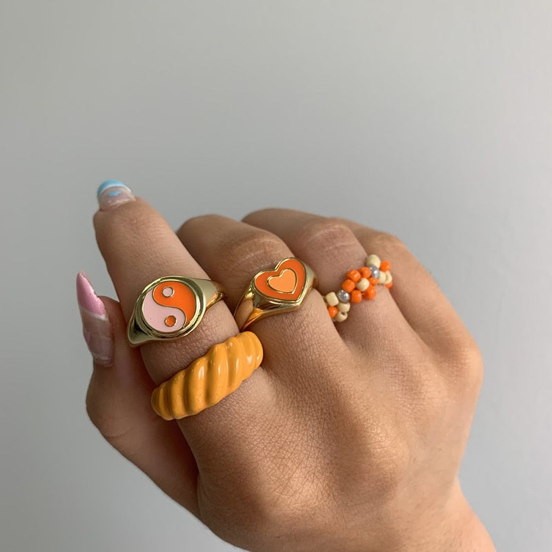 Bague cœur d'amour créative