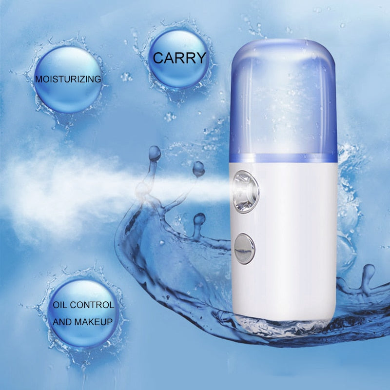 Vaporisateur facial Nano Mist, instrument de beauté, vaporisateur facial USB hydratant