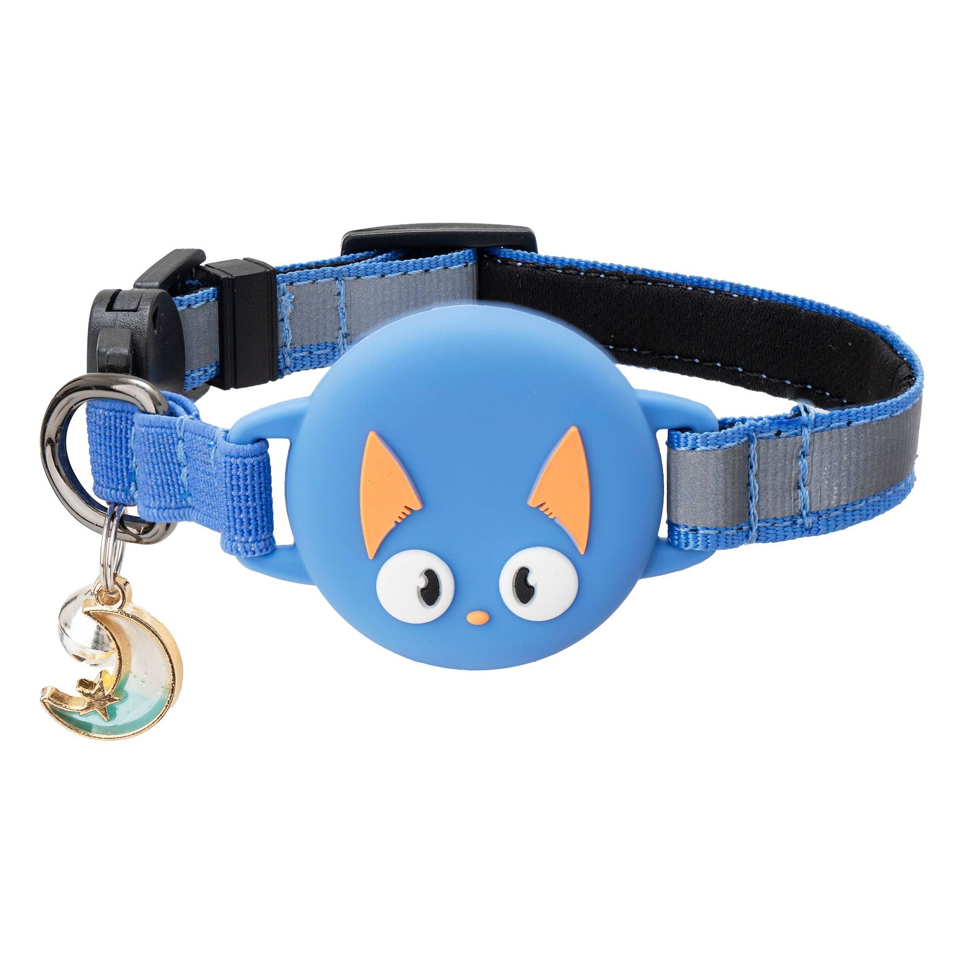 Reflective Cat Collar Positioning Dog Tracker Silicone Case
