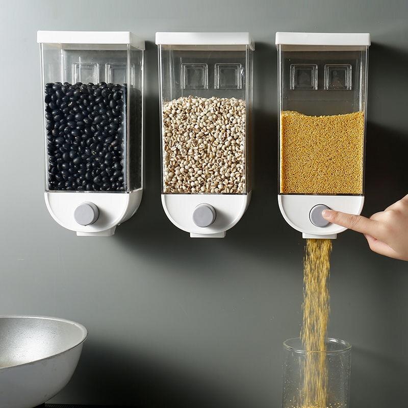 Bocaux muraux de cuisine multigrains hermétiques