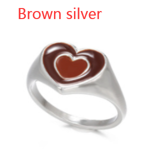 Bague cœur d'amour créative