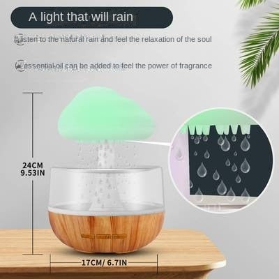 Humidificateur de bureau en forme de nuage de pluie