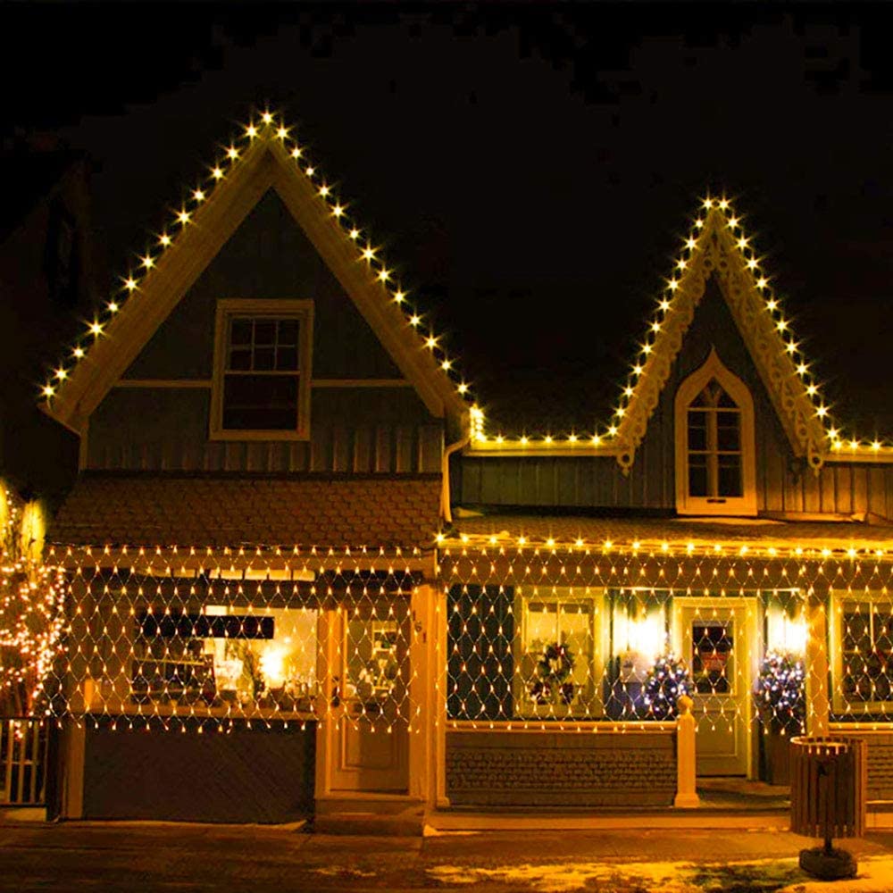 Guirlande lumineuse solaire en filet