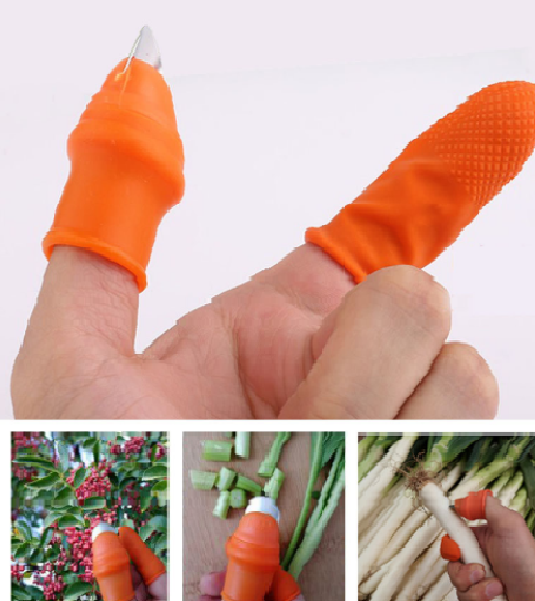 Lame de plant en silicone pour doigt
