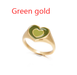 Bague cœur d'amour créative