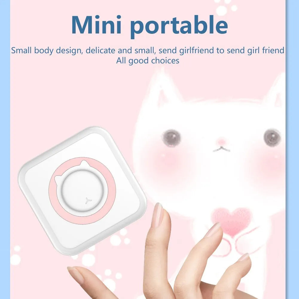 Mini imprimante portable autocollants thermiques