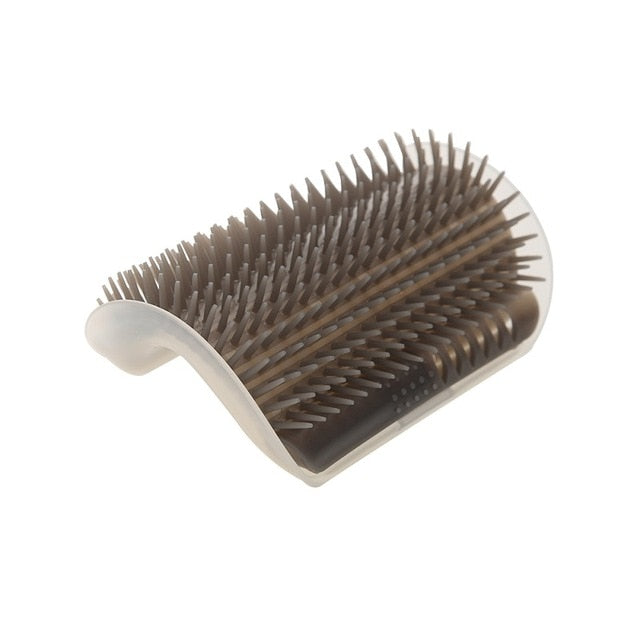 Brosse d'angle pour toiletteur de chat