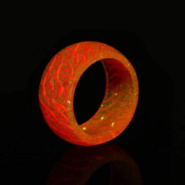 Bague lumineuse d'amour