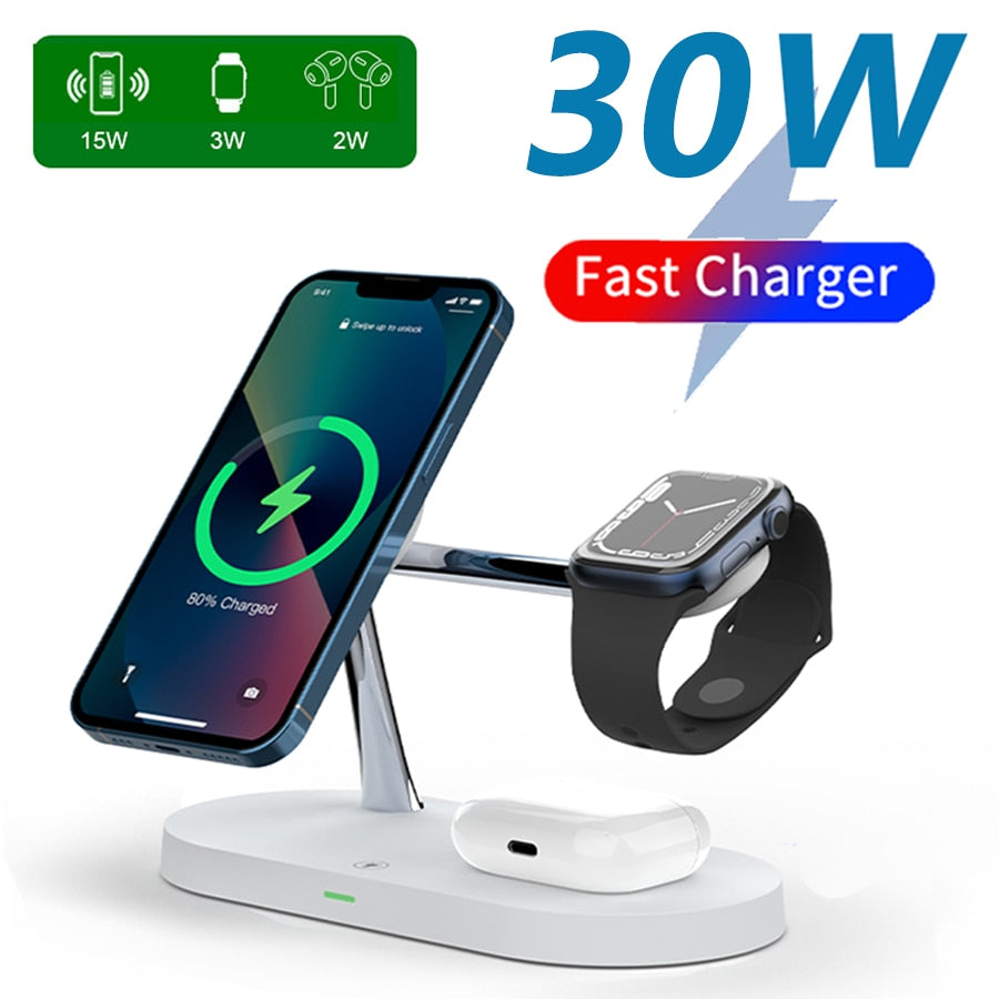 Support de chargeur sans fil MagSafe 3 en 1