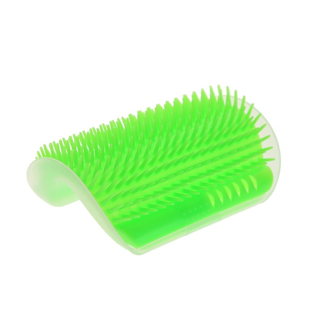 Brosse d'angle pour toiletteur de chat