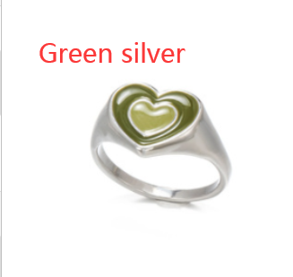 Bague cœur d'amour créative