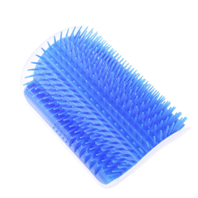 Brosse d'angle pour toiletteur de chat