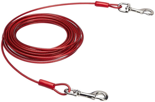 Dog Tie Out Cable Leash 30 Feet Heavy Duty