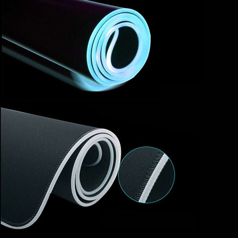 Tapis de souris RGB avec câble