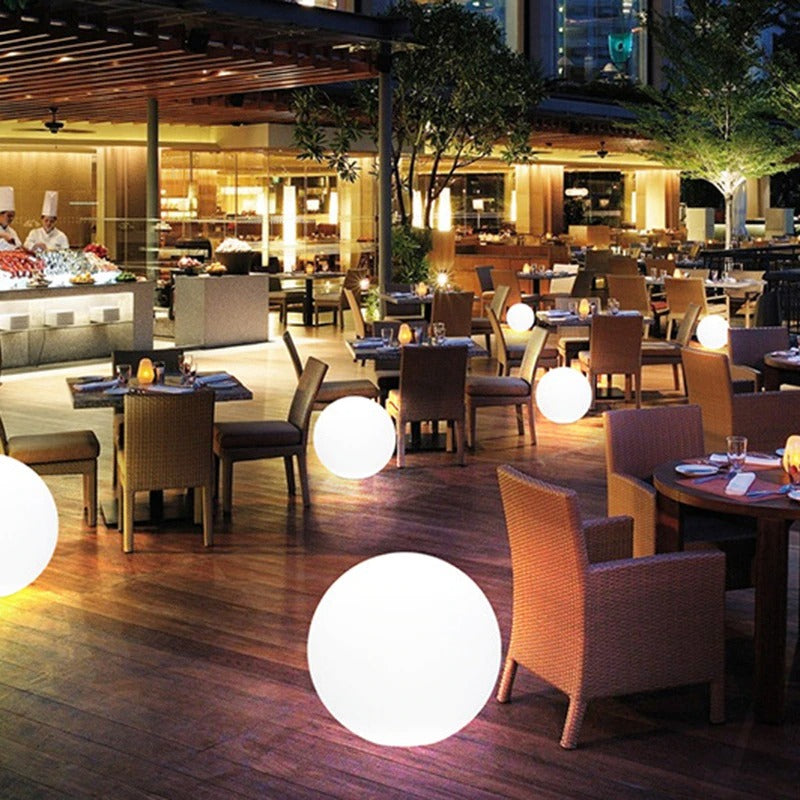 Boules lumineuses LED étanches pour jardin extérieur