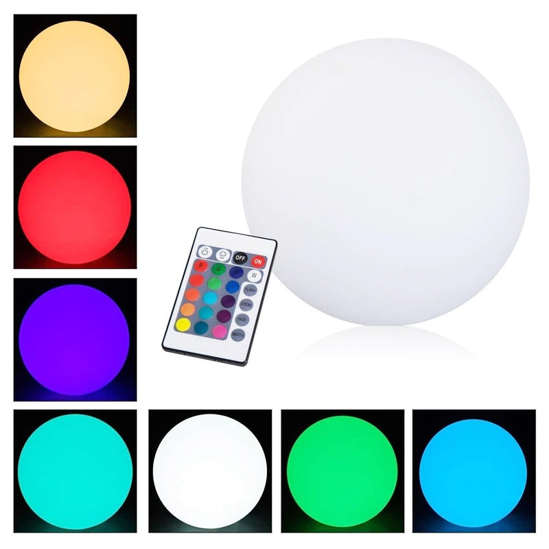 Boules lumineuses LED étanches pour jardin extérieur