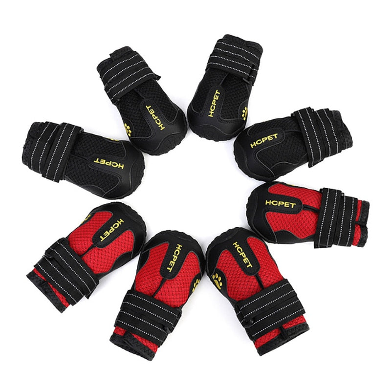 Bottes imperméables et réfléchissantes pour chiens